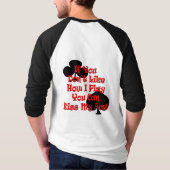 私のエースに接吻して下さい! Tシャツ (裏面)