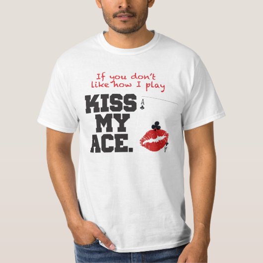 私のエースに接吻して下さい Tシャツ (正面)