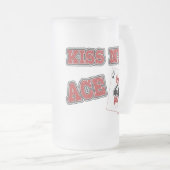 私のエースのマグに接吻して下さい フロストグラスビールジョッキ (正面右)