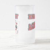 私のエースのマグに接吻して下さい フロストグラスビールジョッキ (中央)