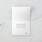 私のオッターハーフ オッターキッシングバレンタイン カード (内部)