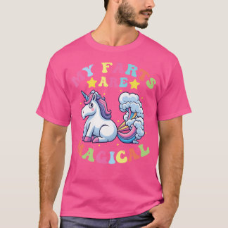 私のオナラは魔法の面白いおならユニコーン Tシャツ