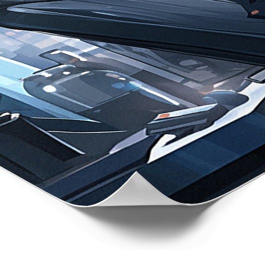 私のオフィスで午後遅く ポスター (角)