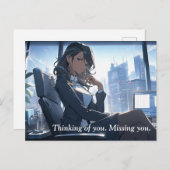 私のオフィスで午後遅く ポストカード (正面/裏面)