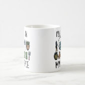 私のオフィスにあるガーデニングツールおもしろい コーヒーマグカップ (中央)