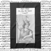 私のオペラの声アダルトエプロンを使わせない キッチンタオル