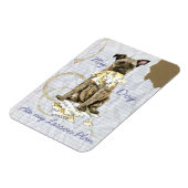 私のオランダは私の食べレッスンプランを羊飼い マグネット (左側)