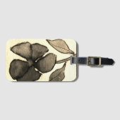 私のオリジナルフローラ絵画からの提供 ラゲッジタグ (正面横)