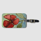 私のオリジナルフローラ絵画からの提供 ラゲッジタグ (正面横)