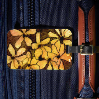 私のオリジナルフローラ絵画からの提供 ラゲッジタグ