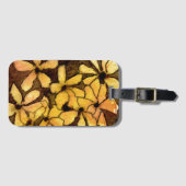 私のオリジナルフローラ絵画からの提供 ラゲッジタグ (正面横)