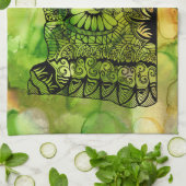 私のオレゴンの皿タオル キッチンタオル (折り畳み)