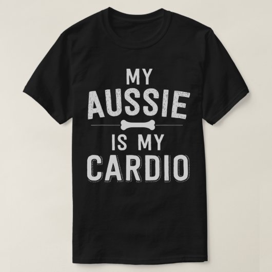私のオーストラリアは私のディオAustralian Shepherd Dog Runnin Tシャツ (デザイン正面)