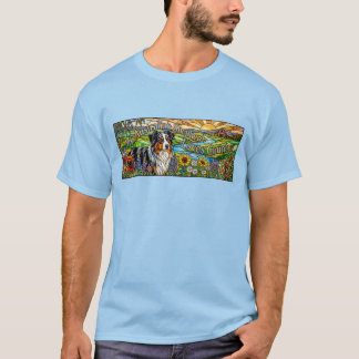 私のオーストラリアンシェパードが私の心を所有している - Tシャツ
