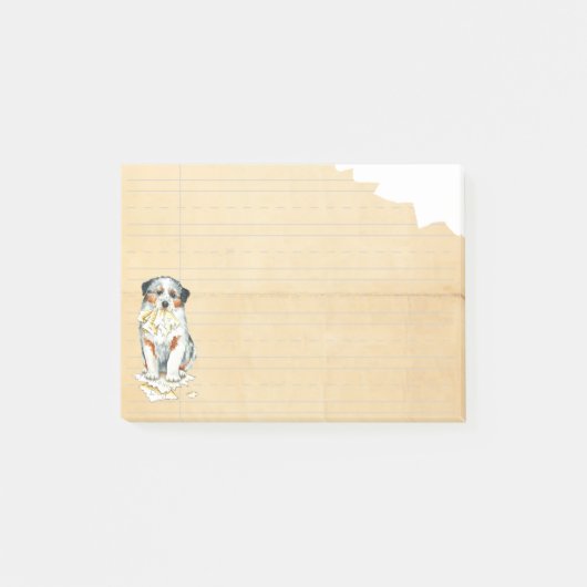 私のオーストラリア人は私の宿題を食べました ポストイット (正面)