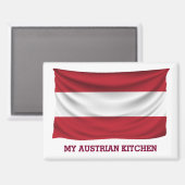私のオーストリアのキッチンマグネット マグネット (正面/裏面)