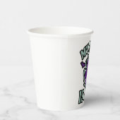 私のオーラが点灯 – 面白いハロウィーンパーティーカップ 紙コップ (右)