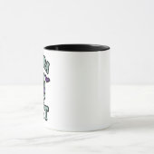 私のオーラが点灯 – 面白いハロウィーン幽霊マグカップ マグカップ (中央)