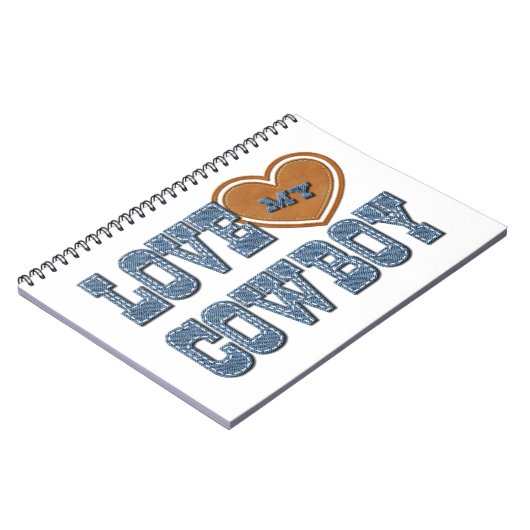 私のカウボーイを愛して下さい ノートブック (左側)