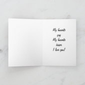 私のカウボーイキスお気に入りのサーはあなたを愛している カード (内部)