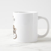 私のカウボーイ好きはコーヒー好きと同じ ジャンボコーヒーマグカップ (右)
