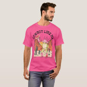 私のカエルのようなカウボーイ Tシャツ (正面フル)