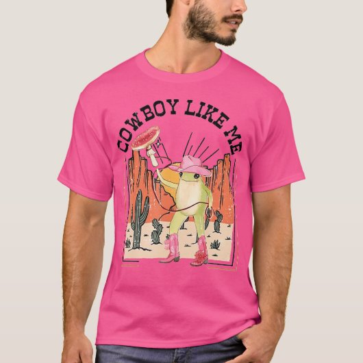 私のカエルのようなカウボーイ Tシャツ (正面)