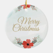 私のカスタマイズ初めてのクリスマス セラミックオーナメント (裏面)