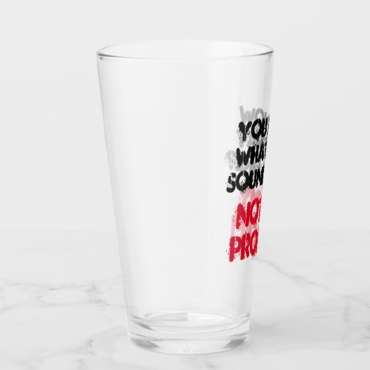 私のカスタマイズ問題はGagビおもしろいール タンブラーグラス (右)