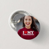 私のカスタムガールフレンドが大好きな写真 缶バッジ (正面&裏面)