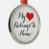 私のカスタムハートの所属先()  メタルオーナメント (右)