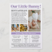 私のカスタム最初のイースターカード、雑誌カバーカード シーズンカード (裏面)