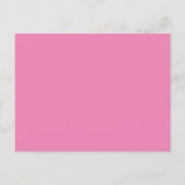 私のカスタム花嫁の紫のフローラの招待をする インビテーションポストカード (裏面)