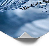 私のカップが溢れる ポスター (角)