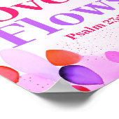 私のカップはボホクリスチャン10代のガールウォールアートをオーバーフロー ポスター (角)