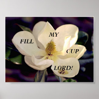 私のカップを満たす！ポスター ポスター