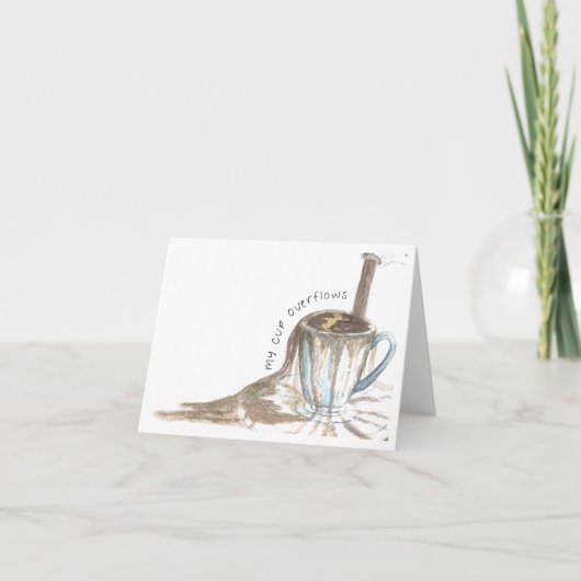 私のカップオーバーフローカード シーズンカード (正面)