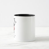 "私のカップケーキのアイシング" ラブクォート バレンタイン マグカップ (中央)
