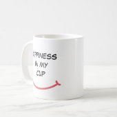 私のカップコーヒーマグの幸せ コーヒーマグカップ (正面左)
