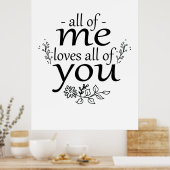 私のカップルの贈り物は皆さんを愛している ポスター (キッチン)