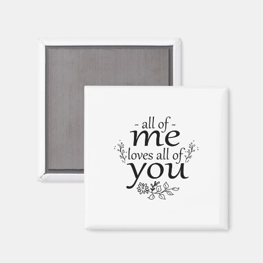 私のカップルの贈り物は皆さんを愛している マグネット (正面/裏面)