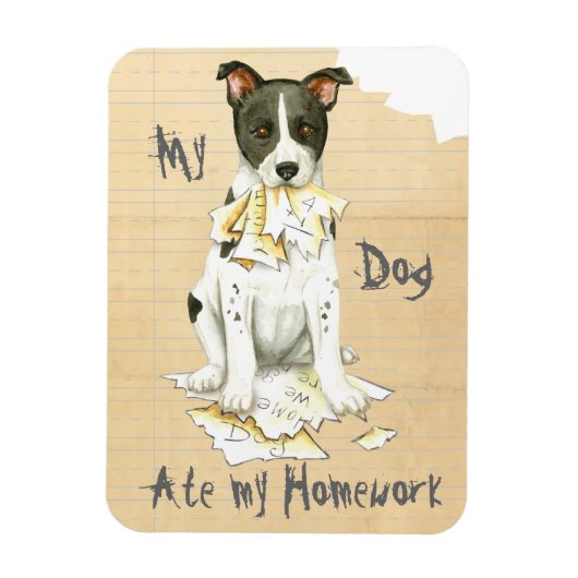 私のカナン食べドッグ マグネット (縦)