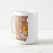 私のカボチャのスパイス時代 |パンプキンスパイスコーヒー コーヒーマグカップ (正面左)