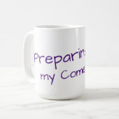 私のカムバック コーヒーマグカップ (正面左)