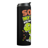 私のカメ食べは宿題ワニが鳴る タンブラー (回転左)