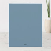 私のカヤックカヌーカヤッキングの挨拶 カード (裏面)