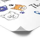 私のカラフル猫は家族だ ポスター (角)