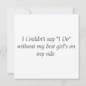 私のカラフル縁ど花嫁のメイドになってくれて有難う 招待状 (裏面)