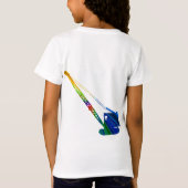 私のカラフルDADDYクレーンのオペレータ重機 Tシャツ (裏面)