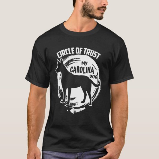 私のカロライナ犬の信頼の円2 Tシャツ (正面)